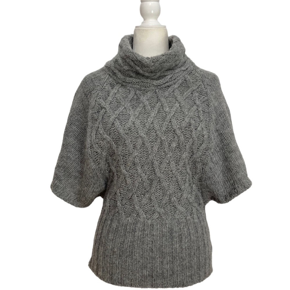 Twins Made in Italy Wool Alpaca Italian Sweater Cable knit - Picture 9 of 10